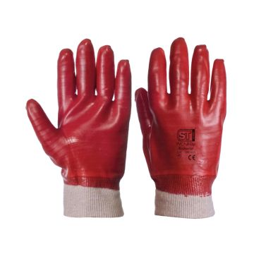 PVC Full Dip Knit Wrist Glove 2332