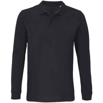 SOL' Unisex Planet Long Sleeve Pique Polo Shirt 04241