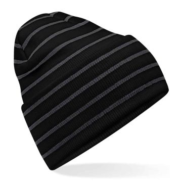Beechfield Original Deep Cuffed Striped Beanie BB39R
