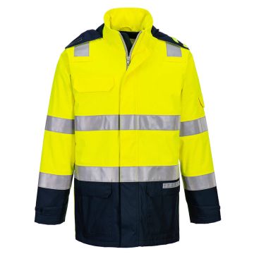 Bizflame Rain+ Hi-Vis Multi-Norm Contrast FR Jacket FR605