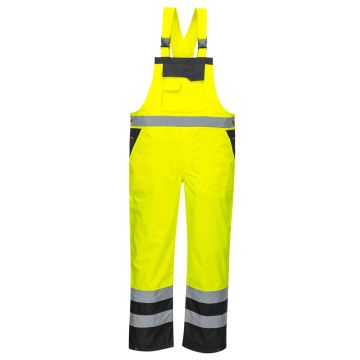 Hi-Vis Breathable Contrast Rain Bib and Brace S488