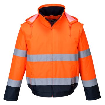 Hi-Vis 2-in-1 Contrast Essential Lite Bomber Jacket C464