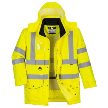 Hi-Vis Breathable 7-in-1 Traffic Jacket S427