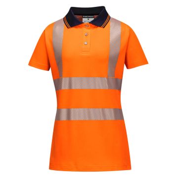 Hi-Vis Women's Cotton Comfort Pro Polo Shirt S/S LW72