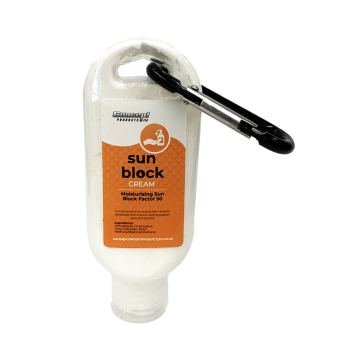 Sunblock SPF50 50ml with Carabiner Clip
