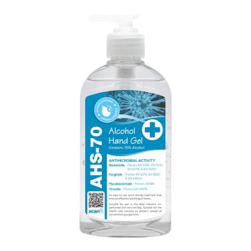 Alcohol Hand Sanitiser Gel 300ml - 70% Alcohol AHS-70 (Rebrand of 222)