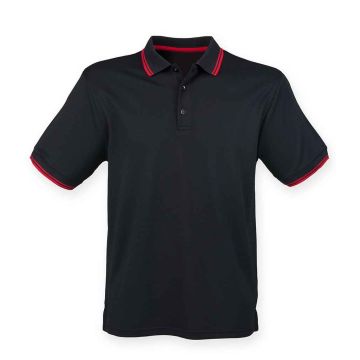 Henbury Coolplus Tipped Polo Shirt H482