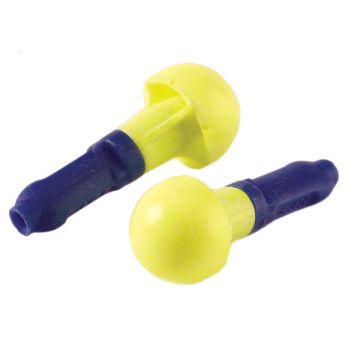 3M E.A.R Push in earplug 3MEX01021 Blue/Yellow (Pack of 100)
