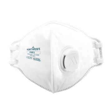 FFP3 Valved Dolomite Fold Flat Respirator P351 (20)
