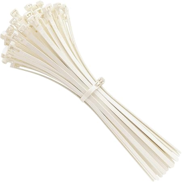 White Cable Ties 370x7.6mm (Pk 100)