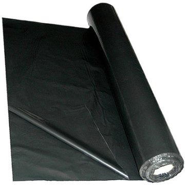 Black Plastic Sheeting 2mx50m 250Mu/1000Gauge