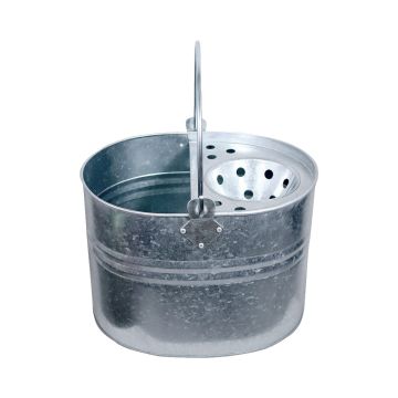 Galvanised Mop Bucket With Conical Strainer