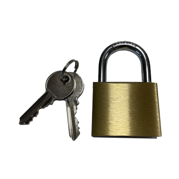 Squire Brass Keyed Padlock 100 50 50mm