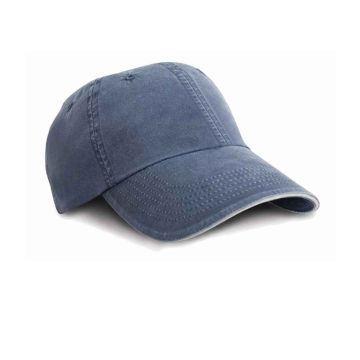 Result Washed Fine Line Cotton Cap RC054