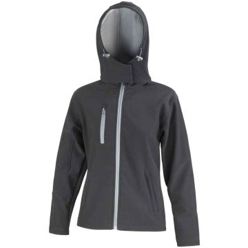 Result Core Ladies Hooded Soft Shell Jacket RS230F