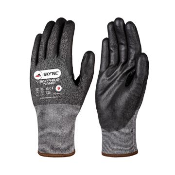Skytec Sapphire Nano Ultra Thin Cut Resistant Glove Black 7/
