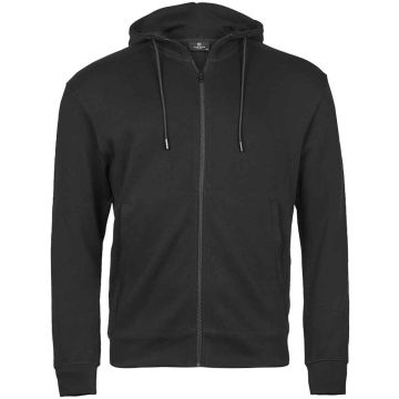 Tee Jays Ribbed Interlock Full Zip Hooded Sweatshirt T5508